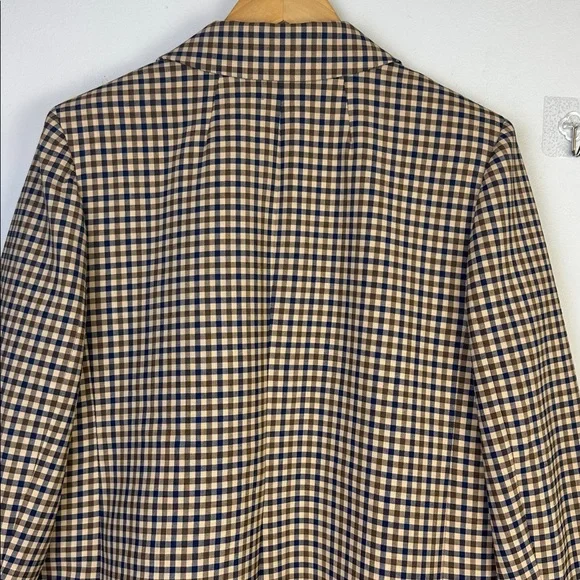 NWOT J. Crew Alfie Blazer in Honey Plaid Italian Wool Stretch Relaxed Fit Size 6 - Picture 9 of 16
